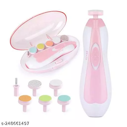 Baby Nail File Grinder Set Safe Nail Trimmer Kit for Kids Safe&Amp