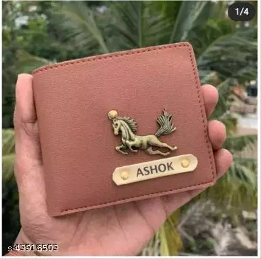 Mens Wallet Purse Name Wallet Customized Wallet STEP 1:-Place Your Order On Meesho